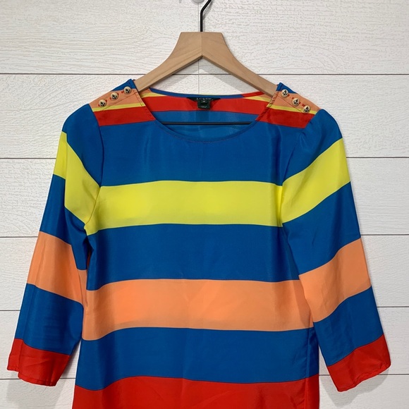 J Crew XS Striped Top - Picture 4 of 9